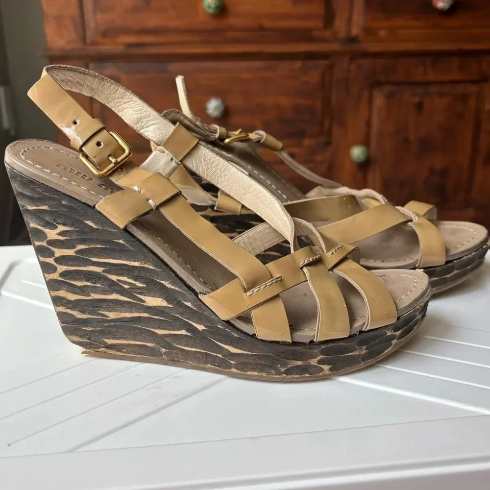 Miu Miu Wedge Sandals
